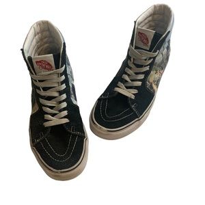 Vans Sk8 Hi MOCA Frances Stark Poets on the Pyre High Top Sneakers
